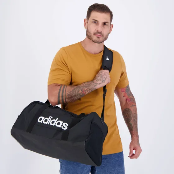 Mala adidas Duffel Linear M Preta