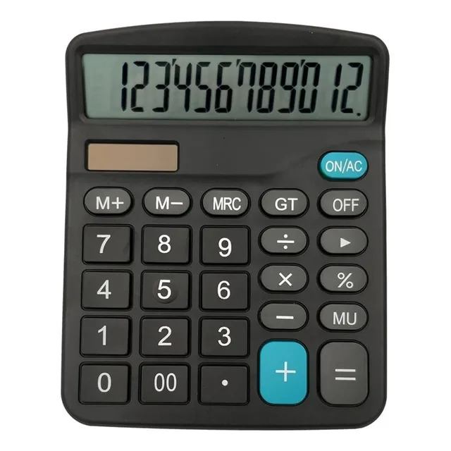 Calculadora Mesa Escritório Número Display Grande 12 Dígitos