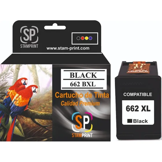 Cartucho Tinta Hp 662 Xl Negro