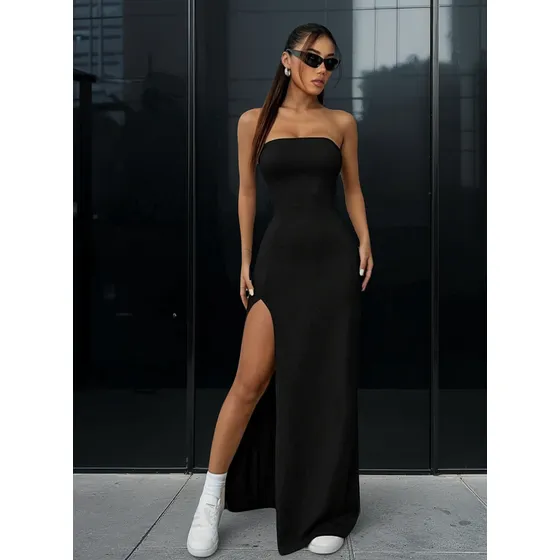 Vestido Casual-sport Largo, Ref-4056