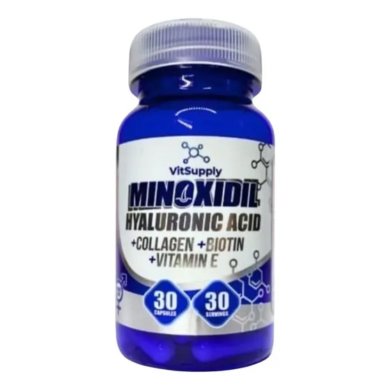 1 Minoxidil 1.5 Mg Pastillas Biotin Anticaída Crece Cabello