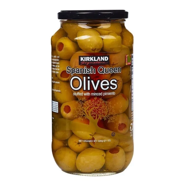 Aceitunas Kirkland Españolas Aceitunas Rellenas Pimentón 