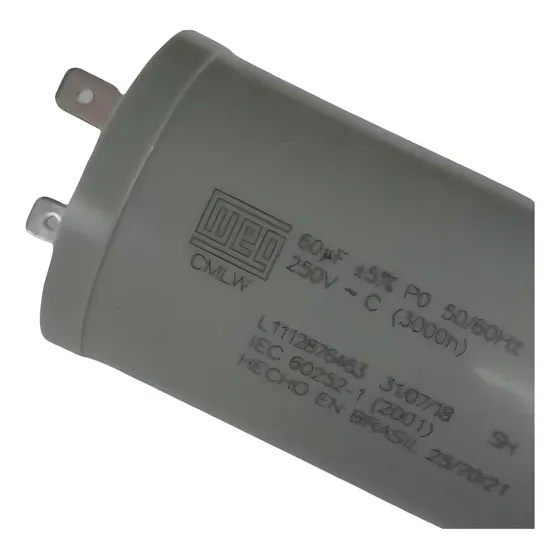 Capacitor Partida 60uf 250v Lavadora Electrolux Wap Karcher