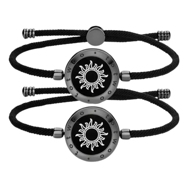 Pulseras Parejas Totwoo Original Sol Y Sol Cuerda Milan