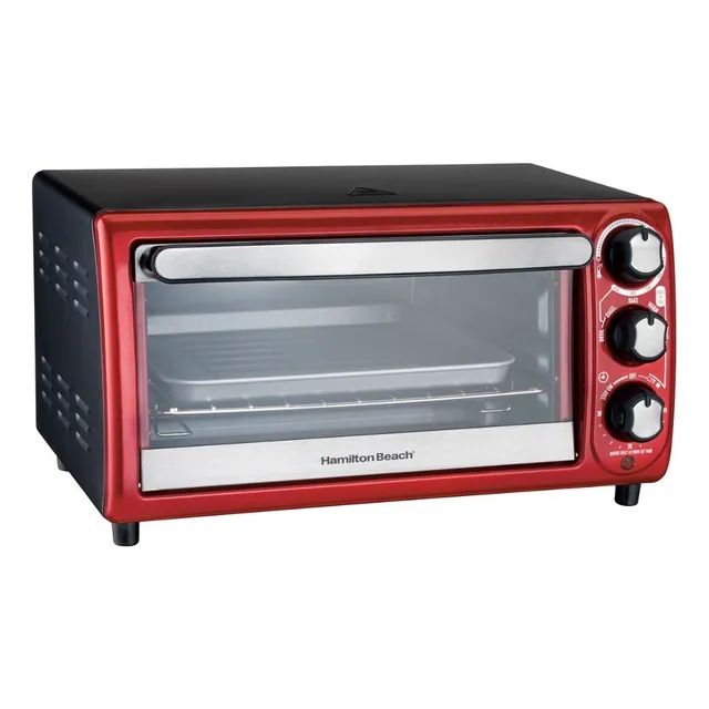 Horno Tostador Eléctrico 4 Rebanadas Hamilton Beach Renewed