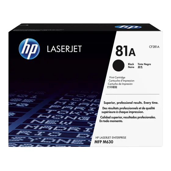 Hp 81a Toner Original Negro Laserjet(cf281a) Tranza