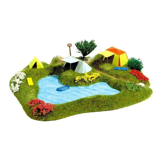 Busch 3108 Lago Campamento Ho Paisaje Modelo Escala