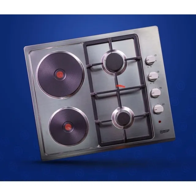 Tope De Cocina 4 Hornillas Dual Bottom Mount 