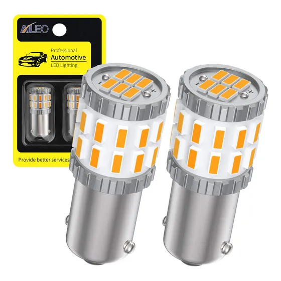Bombilla Led Color Amarillo Ambar Luz Indicadora Motocicleta