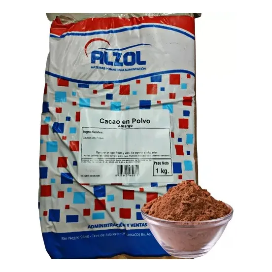 Cacao Amargo Especial Alzol Polvo Kilo Cotillon Chirimbolos