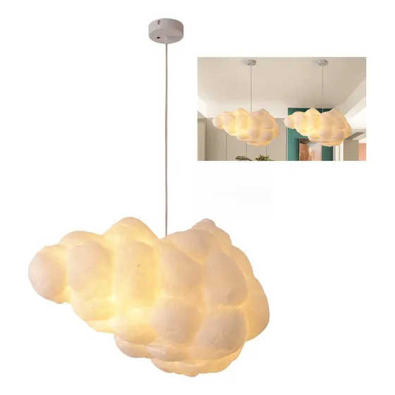 Lámpara Colgante Decorativa En Forma De Nube E
