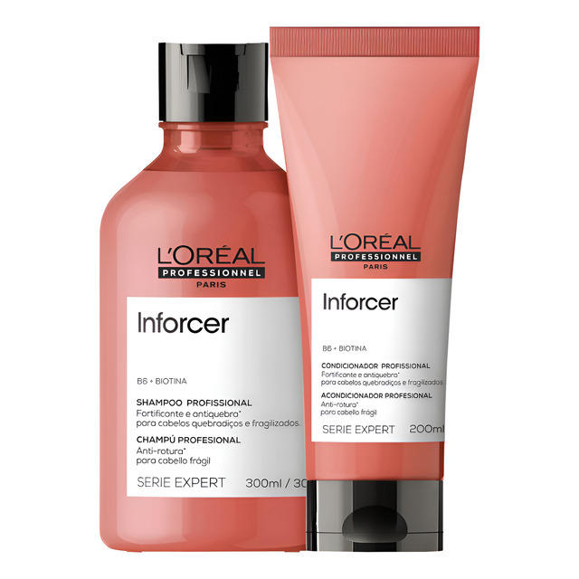 Kit L'oréal Professionnel Inforcer Duo (2 Produtos) Única Kit L'oréal Professionnel Inforcer Duo (2 Produtos) Única