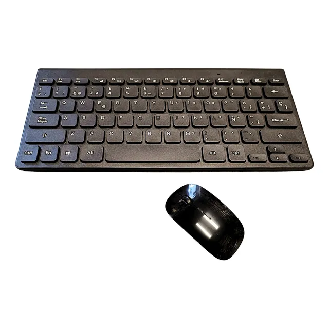 Set Teclado + Mouse Inalámbrico, Okidoki.