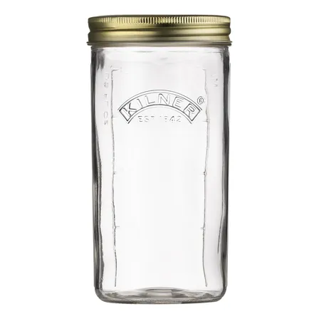 Frasco De Conservas Boca Ancha 1l Kilner Color Transparente