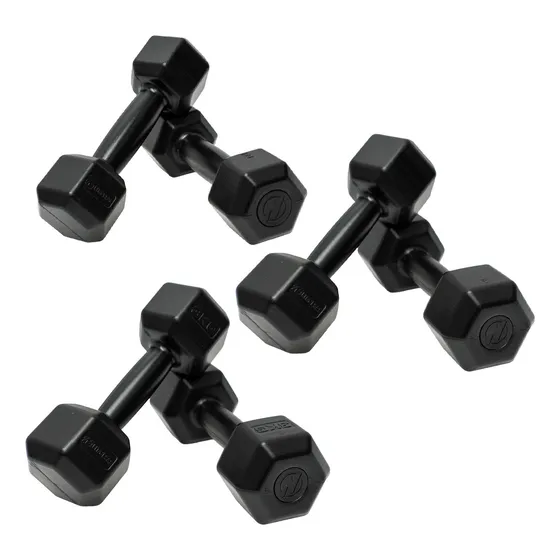 Kit Mancuernas Pesas X Par 1kg 2kg 3kg Premium Fitnesas gym