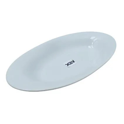 12 Plato Ovalado Porcelana 28.5cm Saturnia F. 9273 Xavi