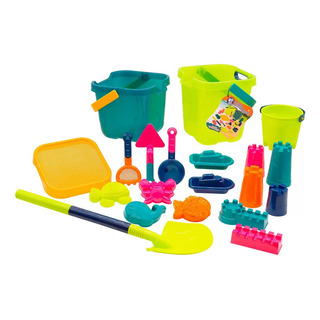Juego De Cubeta Para Playa 20 Piezas, Niños, Made For Fun Juego De Cubeta Para Playa 20 Piezas, Niños, Made For Fun