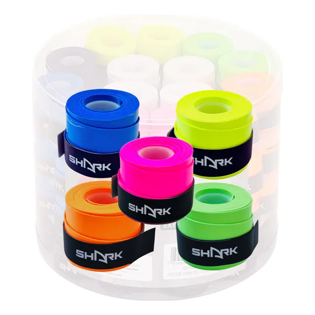 5 Overgrips Shark Pro Extra Tacky 0,5mm Beach Tennis Padel