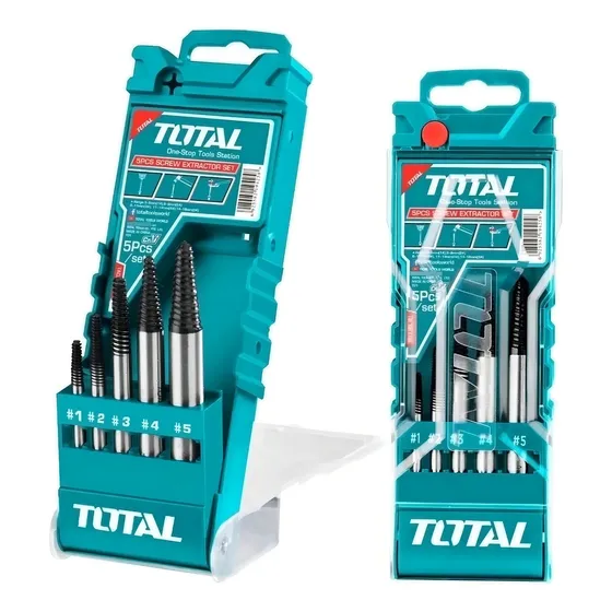 Set De 5 Extractores De Tornillos Total Contramachos
