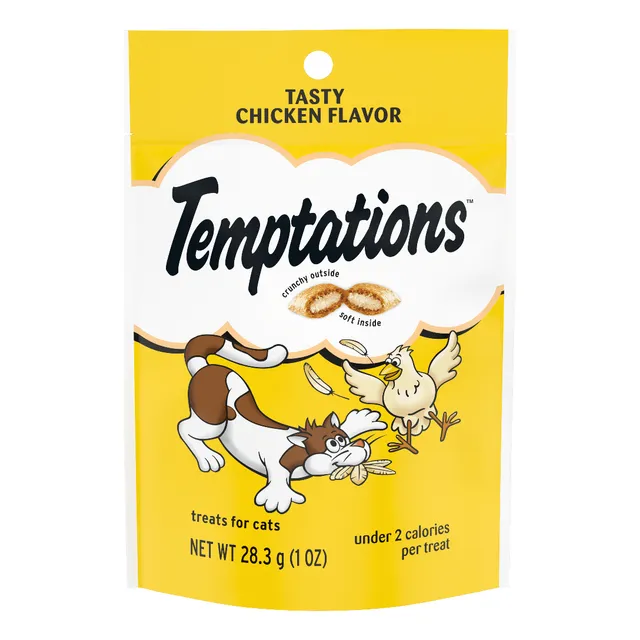 Whiskas Snack Para Gato Temptations Pollo 28 Gr