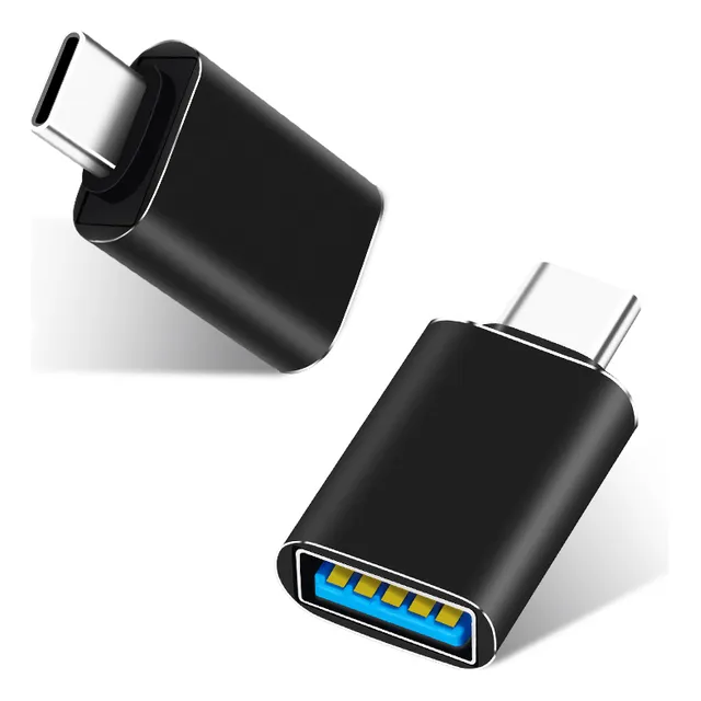Usb Tipo C Otg 3.0 Adaptador Usb Cable C Accesorios 2 Piezas