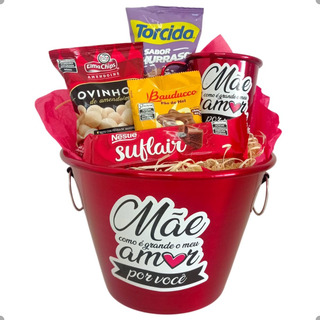Kit Presente Personalizado Dia Das Mães Balde De Gelo Kit Presente Personalizado Dia Das Mães Balde De Gelo
