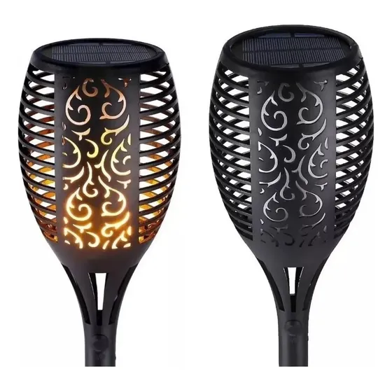 Lampara Solar Led Antorcha Estaca Jardín Al Aire Libre XF-6018