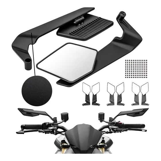 2025 Nuevo  Espejos  Retrovisores Moto Invisible Modificado
