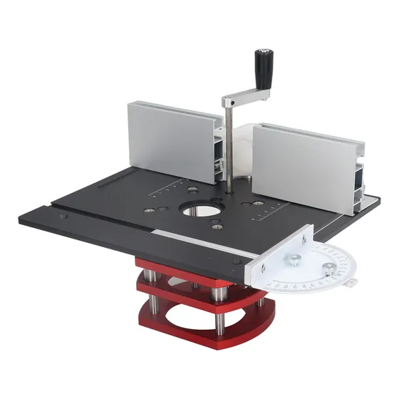Base Elevación Para Router De Altura Ajustable Carpintería