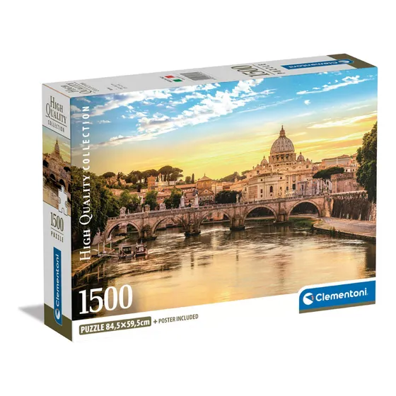 Rompecabezas Puzzle 1500 Piezas Roma Italia Clementoni