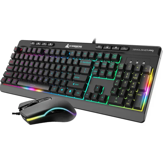 Teclado Y Mouse Gamer Iceberg Demolisher Mk1 Anti-ghosting