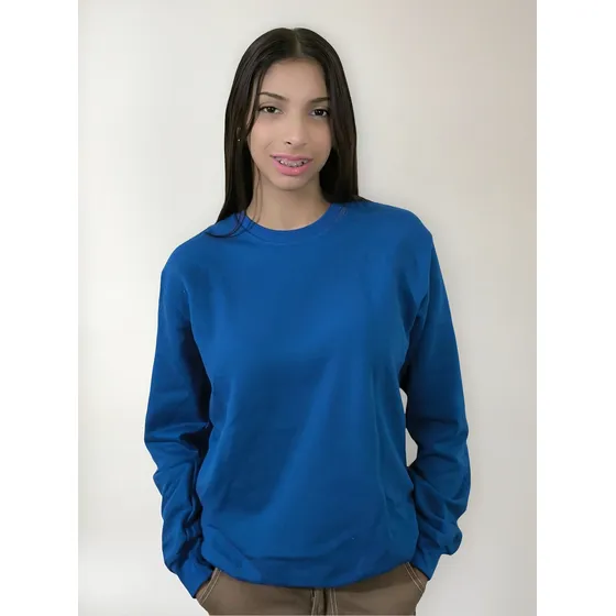 Poleron Polo Cuello Redondo Unisex Cod 001 - Senshi