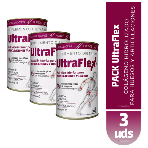 Ultraflex Colageno Hidrolizado Huesos Articulaciones X3 Unid