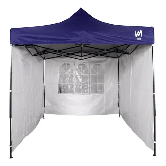 Gazebo Articulado Aluminizado 2x2 Tendas Wild Com 3 Paredes