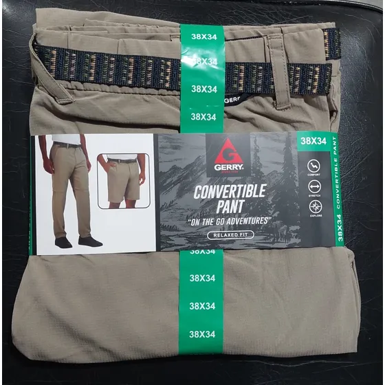 Pantalón Convertible Marca Gerry Original. Talla 38x34