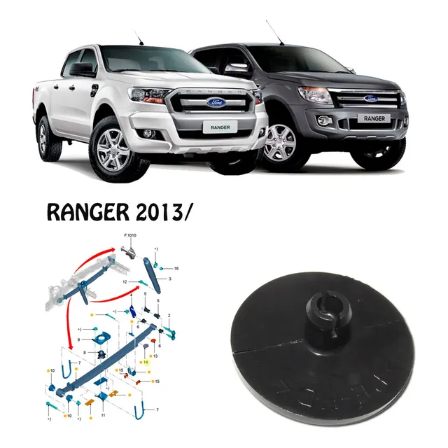 Inserto Do Feixe Molas Traseiro ( Ranger 2013 2014 2015