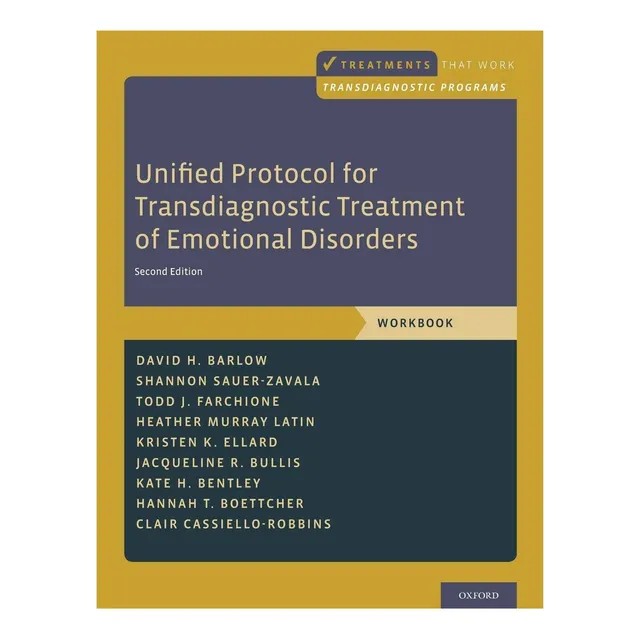 Libro: Protocolo Unificado Para El Tratamiento Transdiagnóst