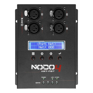 Distribuidor Dmx Lite Tek Nodo Art-net 4 C/4 Entradas Xlr Distribuidor Dmx Lite Tek Nodo Art-net 4 C/4 Entradas Xlr