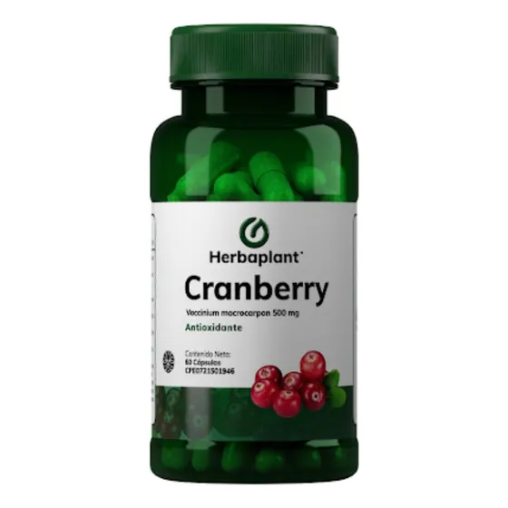 Cranberry 500 Mg 60 Cápsulas Herbaplant