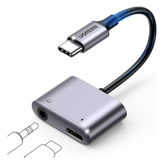 Cable Ugreen Adaptador De Usb C A 3.5mm Y Usb C Carga Pd 60w Cable Ugreen Adaptador De Usb C A 3.5mm Y Usb C Carga Pd 60w