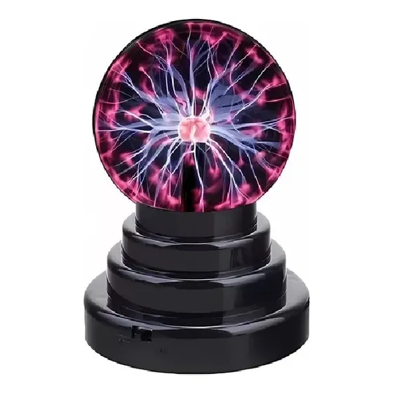 Lámpara De Plasma A Pila O Usb Bola Mágica