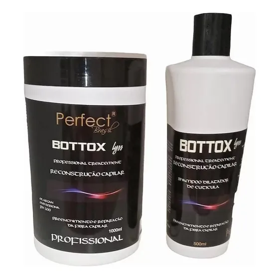 Kit Shampoo Dilatador Cutícula 500ml + Botox Capilar 1000ml