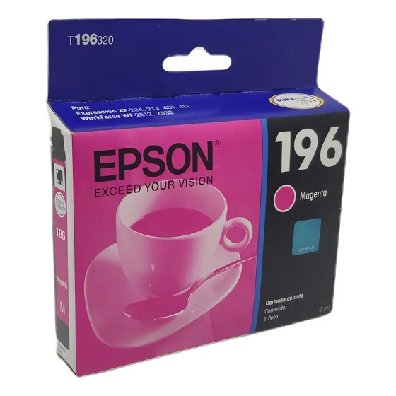 Cartucho de tinta Epson 196 Magenta Color 4 ml
