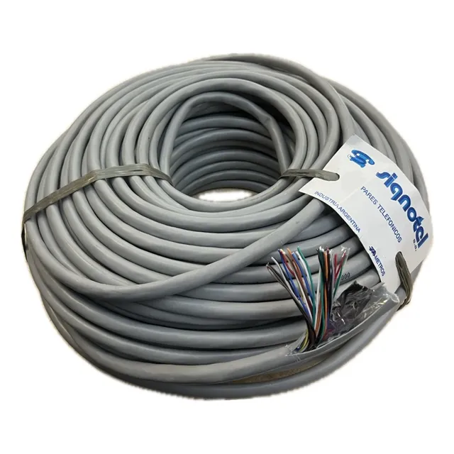 Cable Telefónico 21 Pares X 50 Metros Mallado