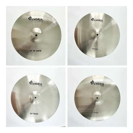 Juego De Platillos Para Batería De Alloy Con Forro Protector