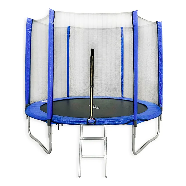 Trampolin Brincolin Rudo 10ft 3 M Y Calcetines Color Azul Color De La Lona De Salto Negro Color Del Cobertor De Resortes Azul
