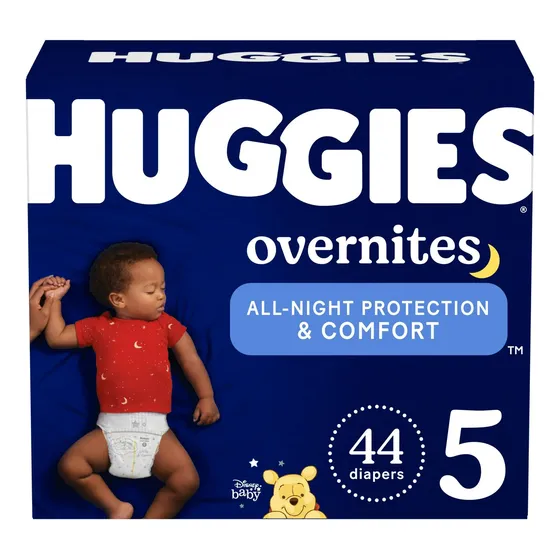 Pañales Huggies Overnites Talla 5 Con 44pz