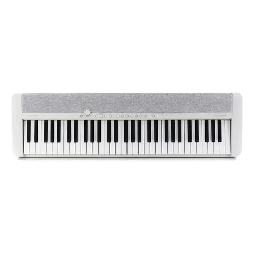 Teclado USB portátil Casio Ct-s195 de 61 teclas com alça preta
