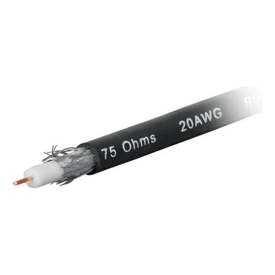 Cable Coaxial Rg 59 Rollo 500 Metros Alta Frecuencia Tv