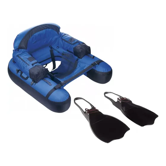 Floating Tube Waterdog Belly Boat Fth703 Con Patas De Rana